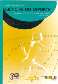 Ciências do esportes v.29,n.2,p.7-254, janeiro 2008