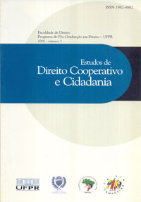Título: Estudos de direito cooperativo e cidadania 2008 n° 2