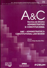 A e C Revista de direito administrativo e constitucional
