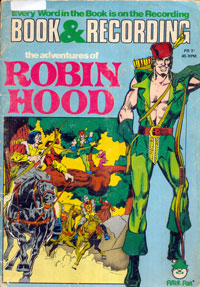 Book e recording the advetures Robin Hood