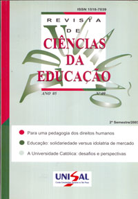 Revista de ciências da educação N° 9